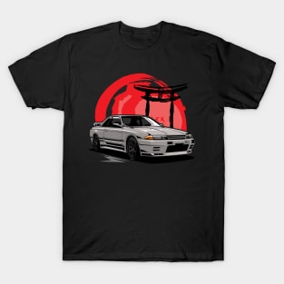 Nissan Skyline R32 Apparel, Bnr, Japanese Racecar, JDM Tshirt, rb26, Car Fans, Car Guys Gift Idea, Car Enthusiast, Car Lovers T-Shirt